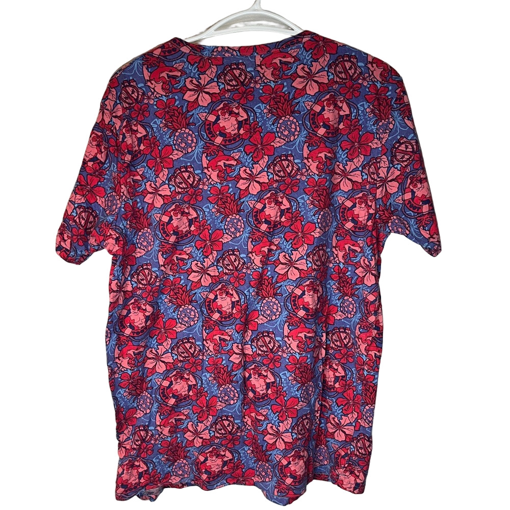 Marvel Deadpool Floral Women's T Shirt Top Large - Picture 5 of 6